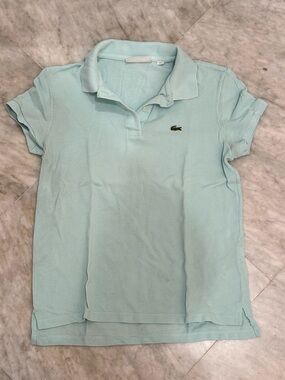 Lacoste Polo Shirt in Pale Mint/Turqouise